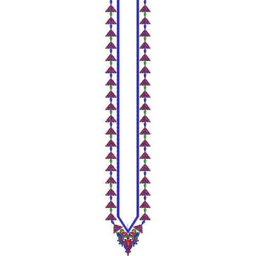 Flower Men Embroidery Design