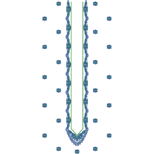Flower Men Embroidery Design