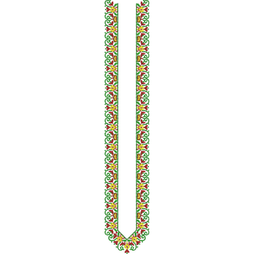 Neck Men Embroidery Design