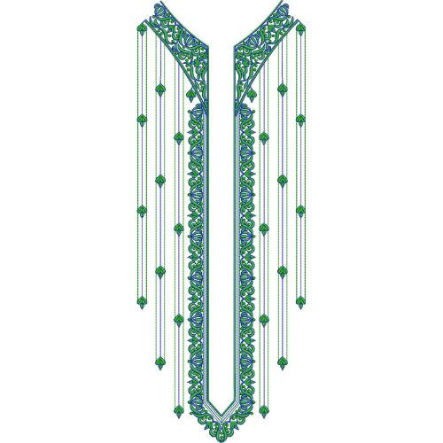 Flower Men Embroidery Design