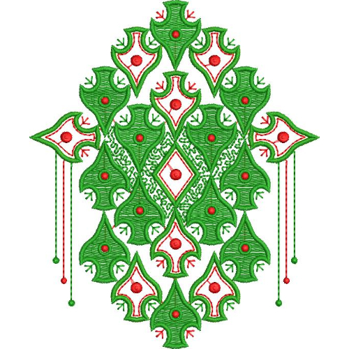 Flower Men Embroidery Design