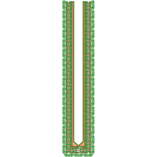 Neck Men Embroidery Design