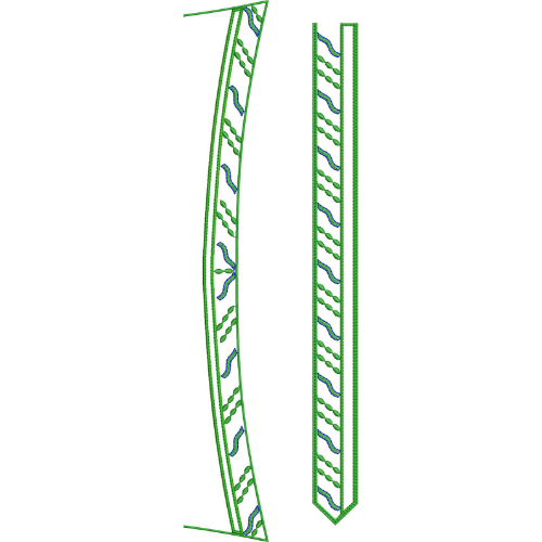 Flower Men Embroidery Design