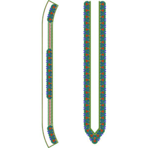 Neck Men Embroidery Design