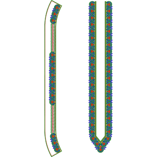 Neck Men Embroidery Design