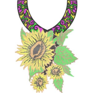 Neck Gala Embroidery Design