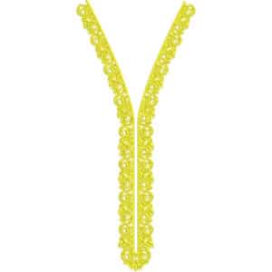 Neckline Embroidery Design