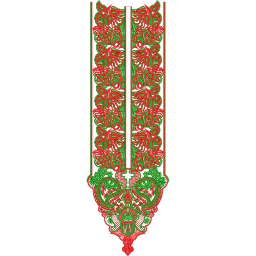 Neck Kurta Embroidery Design