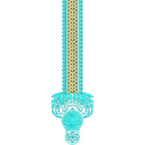 Beautiful Neck Embroidery Design