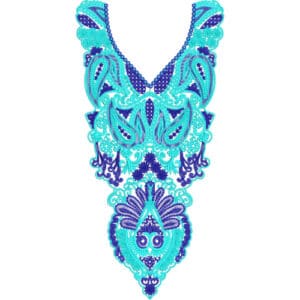 Simple Neck Embroidery Design