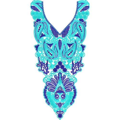 Simple Neck Embroidery Design