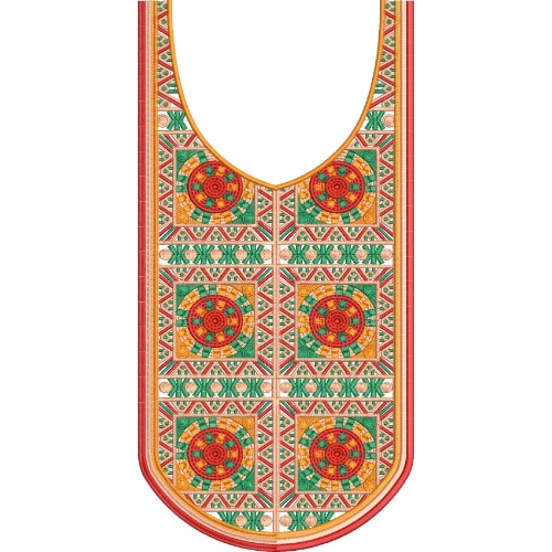 Neck Gala Embroidery Design