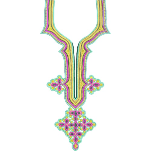 Beautiful Neck Embroidery Design