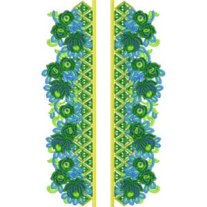 Neckline Embroidery Design