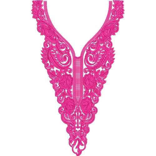 Simple Neck Embroidery Design
