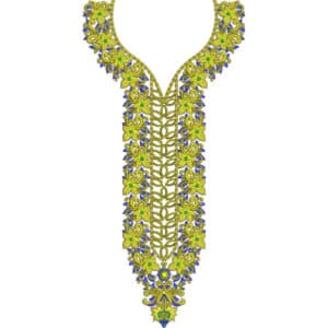 Neck Gala Embroidery Design
