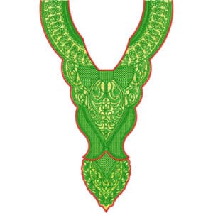 Neckline Embroidery Design