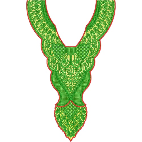 Neckline Embroidery Design