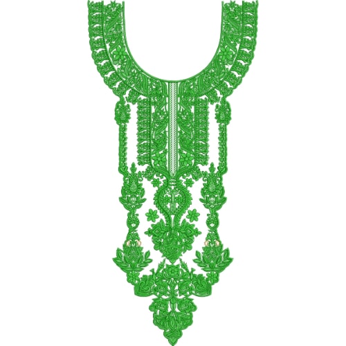 Neck Kurta Embroidery Design