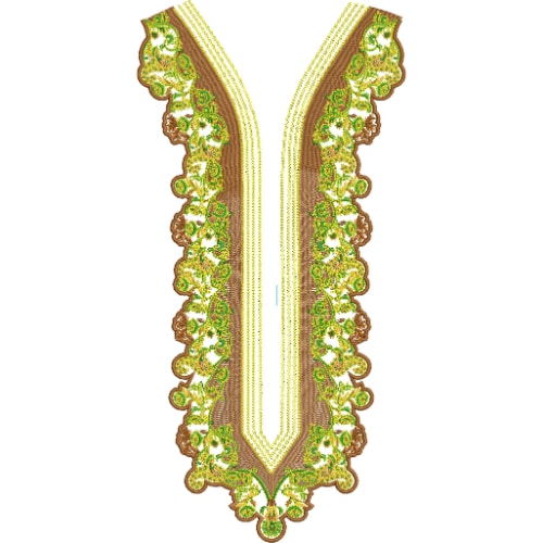 Beautiful Neck Embroidery Design