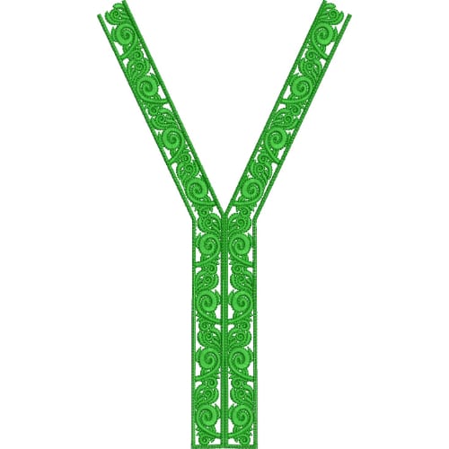 Neck Kurta Embroidery Design