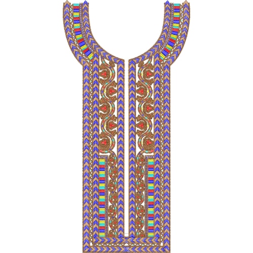 Neck Gala Embroidery Design