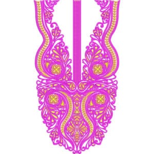 Neckline Embroidery Design