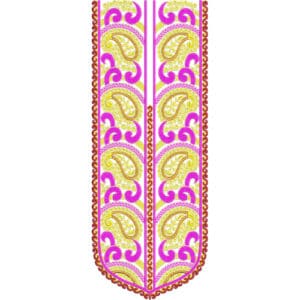 Neck Flower Embroidery Design
