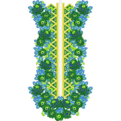 Neck Gala Embroidery Design