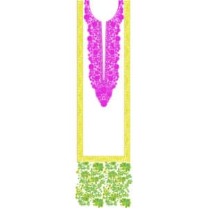 Unique Neck Embroidery Design