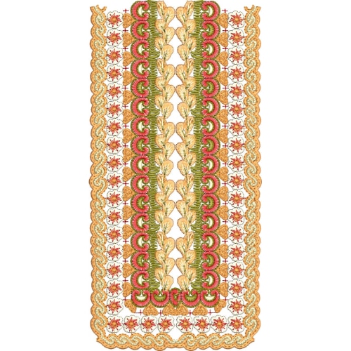 Neck Gala Embroidery Design