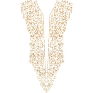 Neckline Embroidery Design