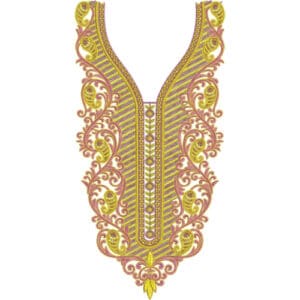 Neck Kurta Embroidery Design