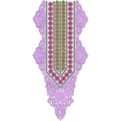 Simple Neck Embroidery Design
