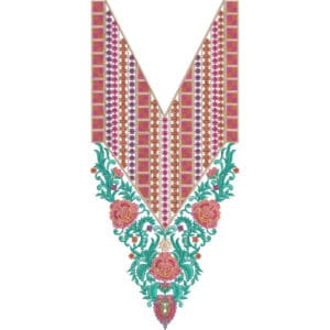 Neck Gala Embroidery Design