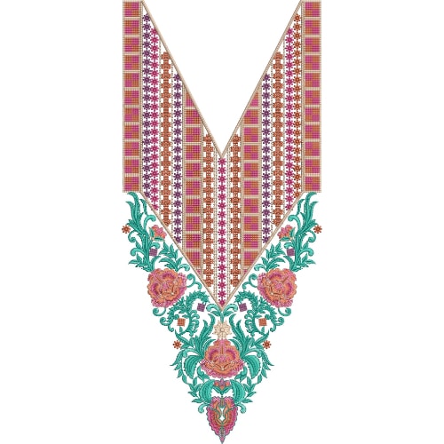 Neck Gala Embroidery Design