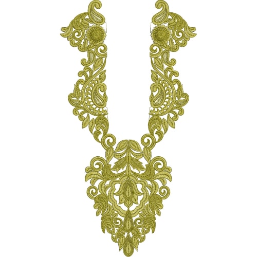 Beautiful Neck Embroidery Design