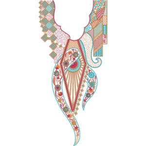 Simple Neck Embroidery Design