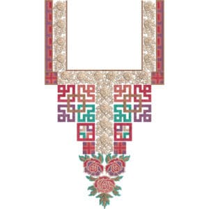 Neck Gala Embroidery Design
