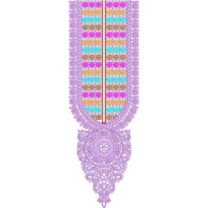 Neckline Embroidery Design