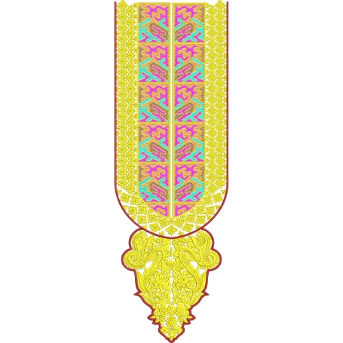 Neck Kurta Embroidery Design