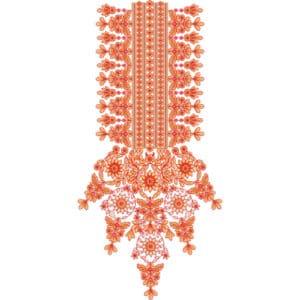 Beautiful Neck Embroidery Design
