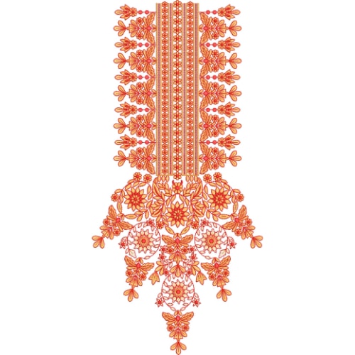 Beautiful Neck Embroidery Design