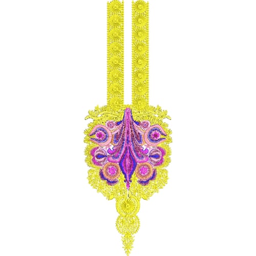 Neck Gala Embroidery Design