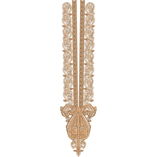 Neckline Embroidery Design