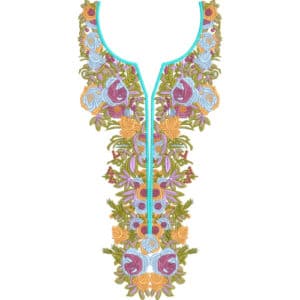 Neck Kurta Embroidery Design