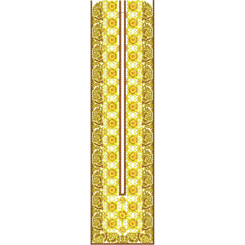 Unique Neck Embroidery Design