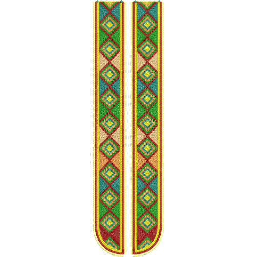Neckline Embroidery Design