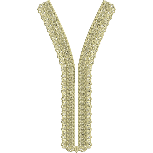 Neck Flower Embroidery Design