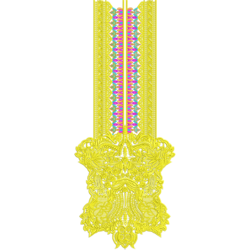 Beautiful Neck Embroidery Design